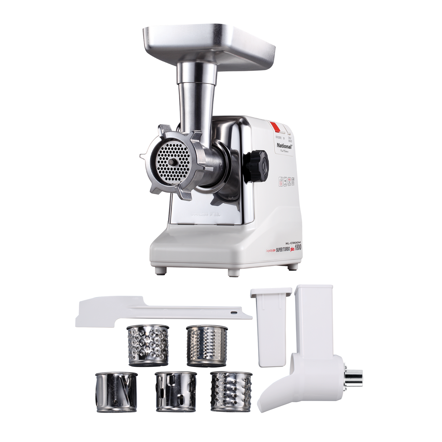 1800W MEAT GRINDER  (WITH 5-IN-1 GRATER FEATURE)
